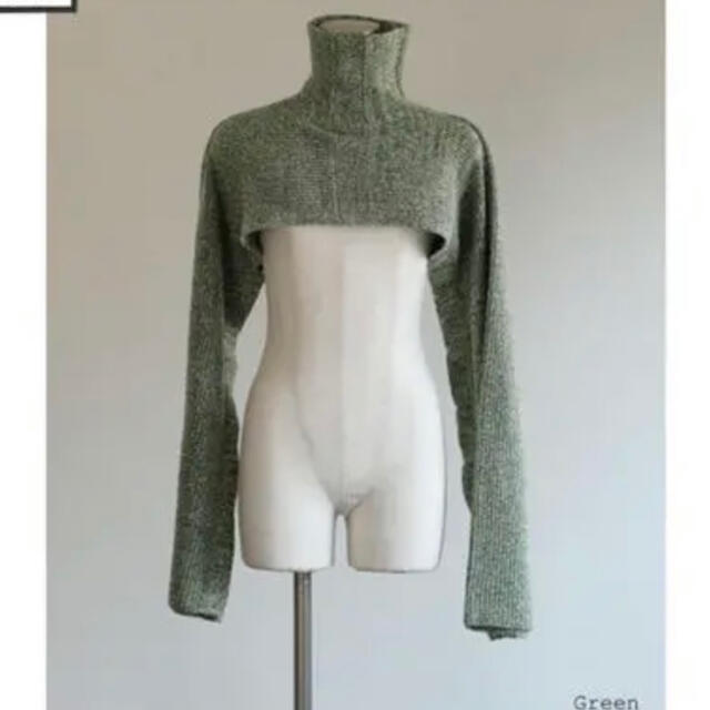 魅力の 2way Knit（ls179K） Mix Cropped ニット+セーター