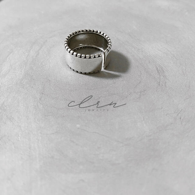 Philippe Audibert(フィリップオーディベール)の〝再販〟silver925 ライン プレート シルバーリング　 レディースのアクセサリー(リング(指輪))の商品写真