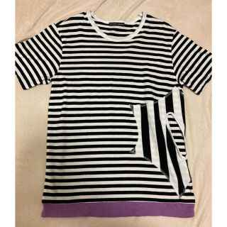 ツモリチサト(TSUMORI CHISATO)のツモリチサト　Tシャツ ボーダーカットソー　サイズ2(Tシャツ/カットソー(半袖/袖なし))