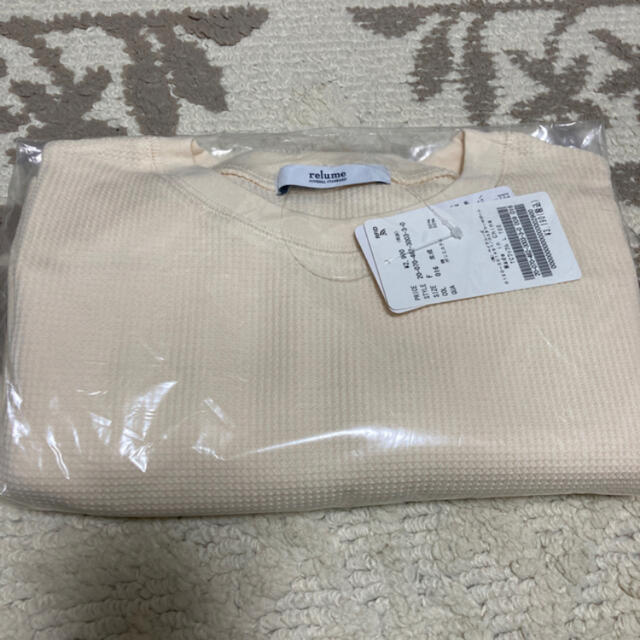 JOURNAL STANDARD(ジャーナルスタンダード)の新品　TCワッフルロングスリーブTシャツ　ナチュラル レディースのトップス(カットソー(長袖/七分))の商品写真