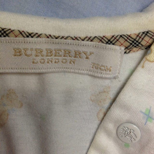 BURBERRY(バーバリー)のバーバリーBABY服ロンパ キッズ/ベビー/マタニティのベビー服(~85cm)(ロンパース)の商品写真