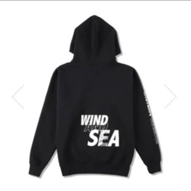 HYSTERIC GLAMOUR WIND AND SEA 黒 パーカーMサイズ