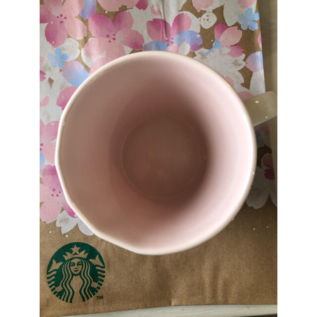 Starbucks Coffee(スターバックスコーヒー)のスターバックス　桜　2021 マグホワイトブレス355ml バッグ キッズ/ベビー/マタニティの授乳/お食事用品(マグカップ)の商品写真