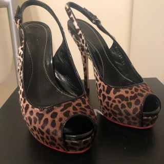 グッチ(Gucci)のグッチ    ハラコ　パンプス　　35  美品　　(ハイヒール/パンプス)