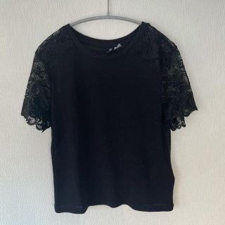 エイチアンドエム(H&M)の【未使用】H&M レース半袖トップス(Tシャツ(半袖/袖なし))