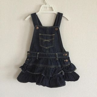 ベビーギャップ(babyGAP)のデニム ジャンバースカート サロペット(ワンピース)