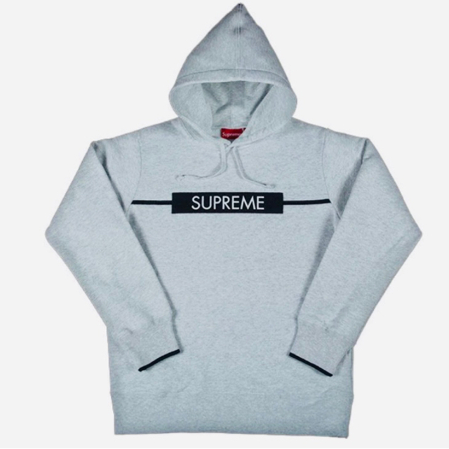 17ssChest Twill Tape Hooded Sweatshirt