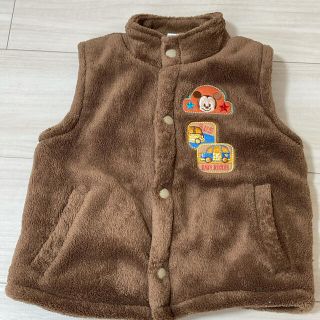 ディズニー(Disney)の子供服　ボア　ベスト　ディズニー　90(ジャケット/上着)