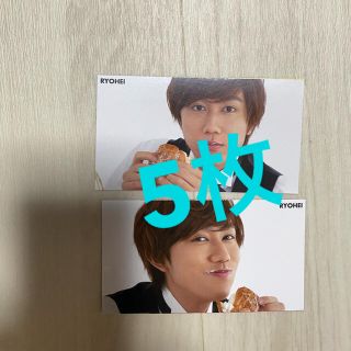 Myojo スノーマン  阿部亮平　厚紙　5枚(アイドルグッズ)