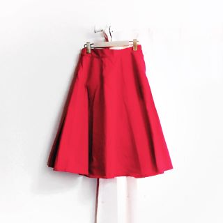 レトロガール(RETRO GIRL)の赤スカート⚜sale(ひざ丈スカート)