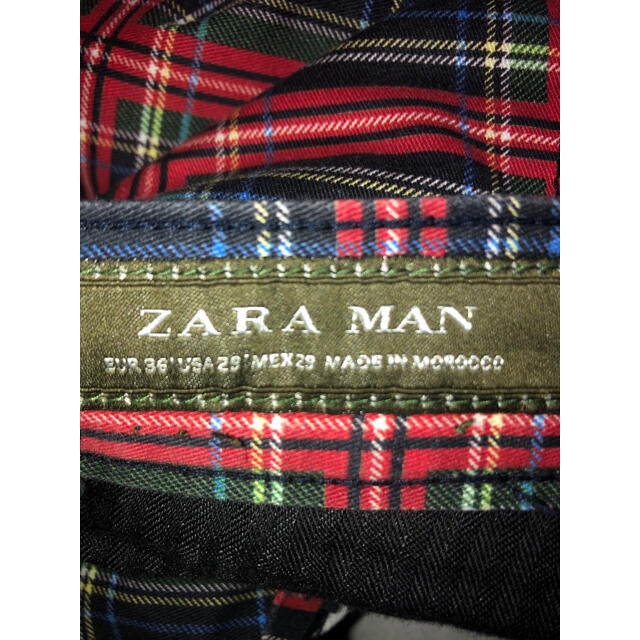 ZARA(ザラ)のZARA ザラ　タータンチェックパンツ メンズのパンツ(その他)の商品写真