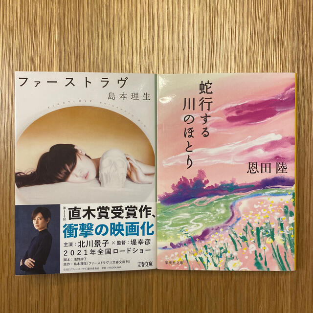 2冊セット『ファーストラブ』『蛇行する川のほとり』 エンタメ/ホビーの本(文学/小説)の商品写真