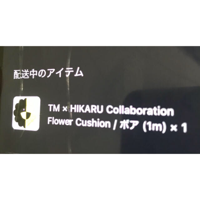 TM × HIKARU ボア ヒカル 村上隆 クッション フラワー 花