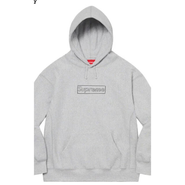 パーカーsupreme kaws chalk logo hooded sweat