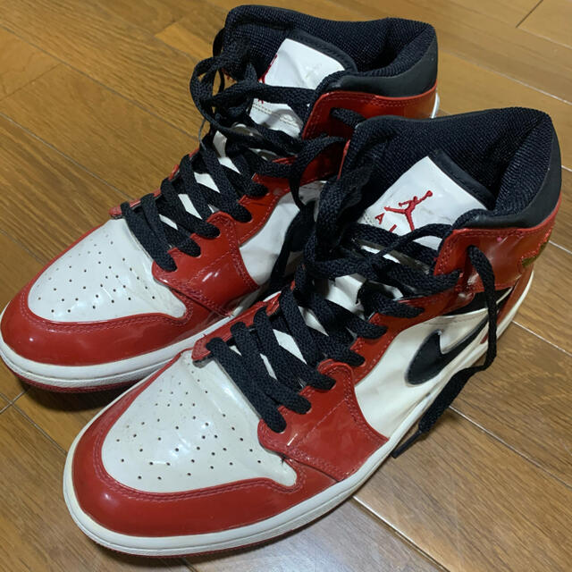 Air jordan 1 Chicago patentスニーカー