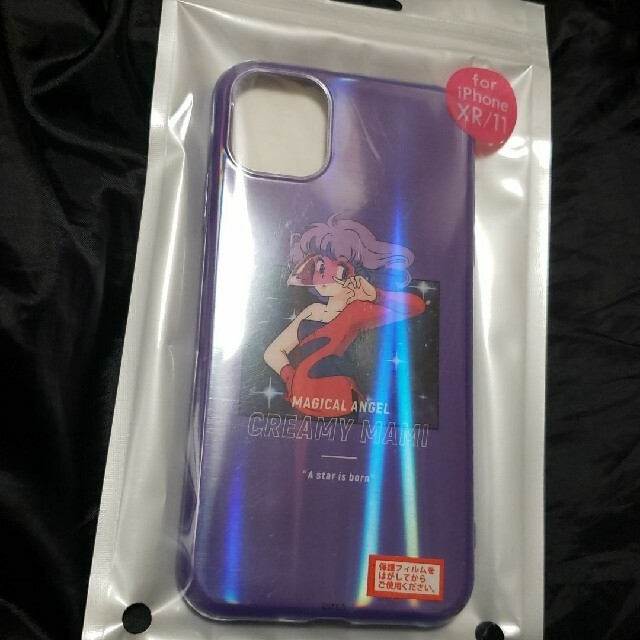 クリィミーマミ iPhone XR 11ケース スマホケース パープル