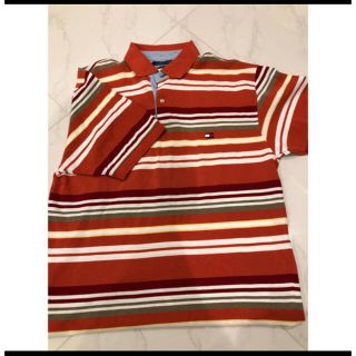 トミーヒルフィガー(TOMMY HILFIGER)のトミーヒルフィガー　半袖ポロシャツ　サイズＬ(ポロシャツ)