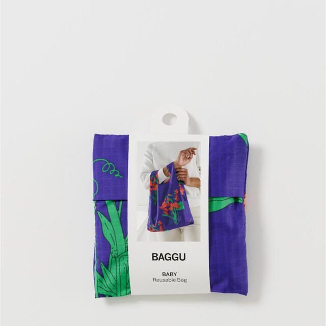 DEUXIEME CLASSE(ドゥーズィエムクラス)の【BAGGU】スイートピー Sweet pea  ベビー  Baby バグー レディースのバッグ(エコバッグ)の商品写真