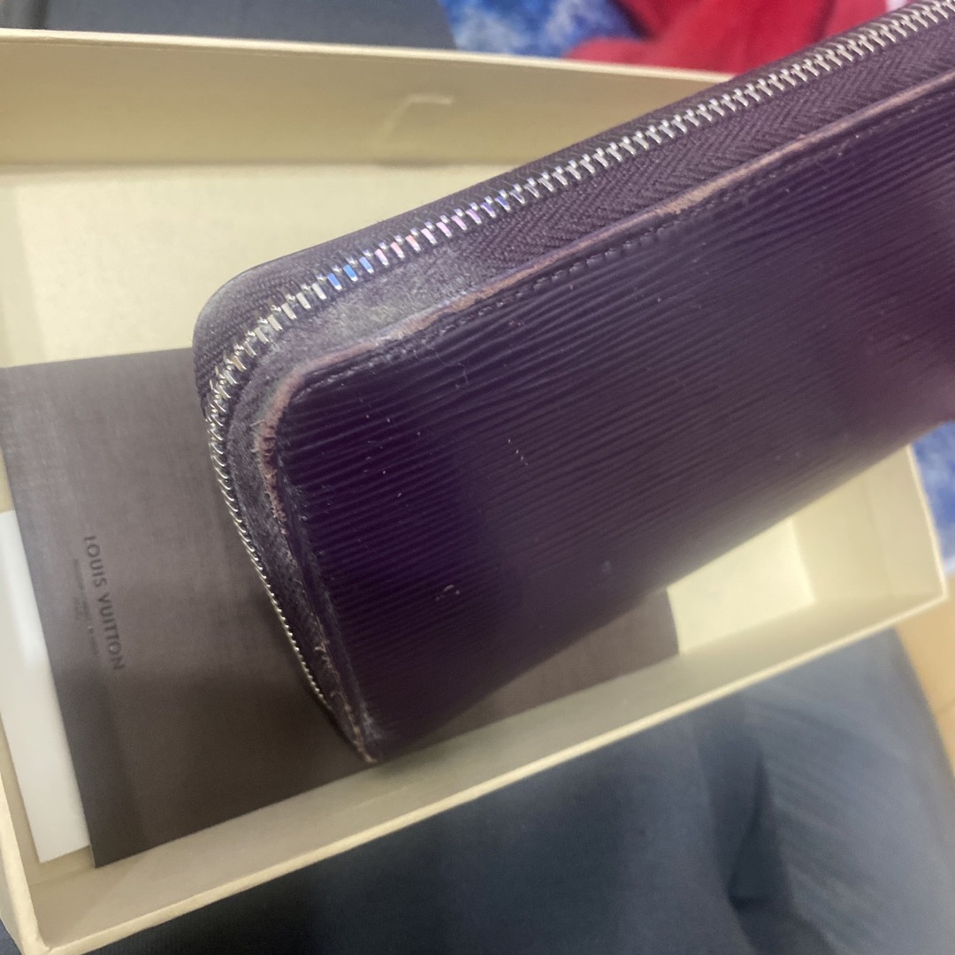LOUIS VUITTON - Louis Vuittonルイヴィトン 長財布 ジッパー 紫 LOUIS VUITTON - Louis Vuittonルイヴィトン 長財布 ジッパー 紫