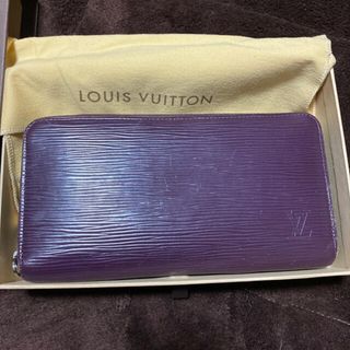 ルイヴィトン(LOUIS VUITTON)のLouis Vuittonルイヴィトン　長財布　ジッパー　紫パープル(財布)