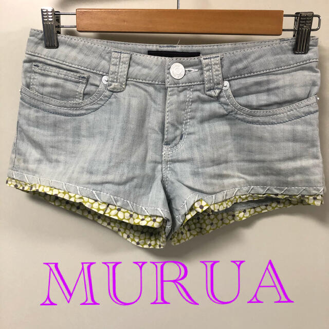 MURUA(ムルーア)の【短パン　ショートパンツ　Sサイズ】ローリーズファーム　ムルーア　ページーボーイ レディースのパンツ(ショートパンツ)の商品写真