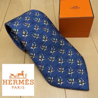 エルメス(Hermes)のHERMES アニマル ネクタイ(ネクタイ)