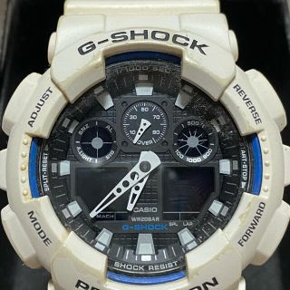 ジーショック(G-SHOCK)のG-SHOCK ホワイト　腕時計　中古品(腕時計(デジタル))