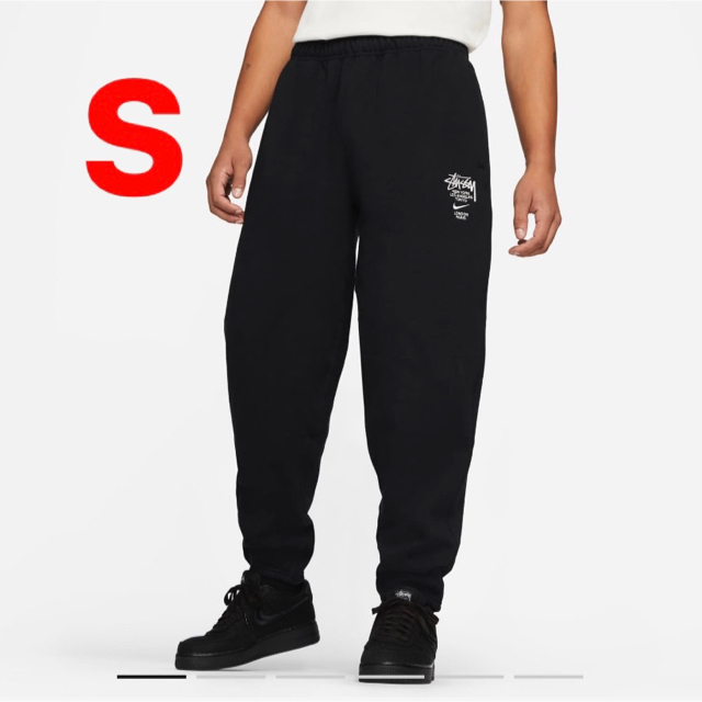 NIKE STUSSY NRG ZR フリース スウェット パンツ XL 黒