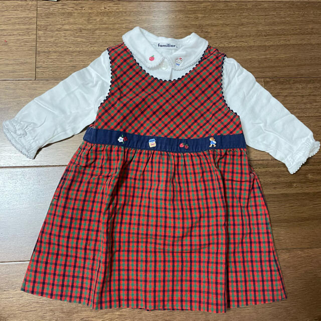 familiar(ファミリア)のファミリア　ミキハウス　＊おまとめ キッズ/ベビー/マタニティのベビー服(~85cm)(ワンピース)の商品写真