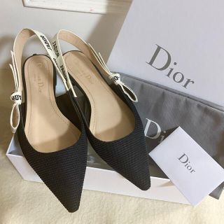 Christian Dior - クリスチャンディオール スリングバック バレエ ...