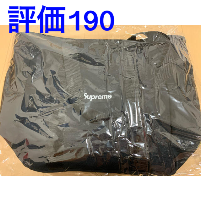 supreme Canvas tote シュプリーム トートバック 黒 20fwメンズ