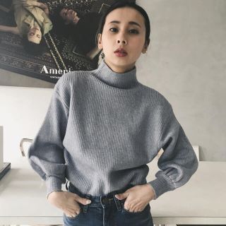 アメリヴィンテージ(Ameri VINTAGE)のAmeri VINTAGE BALLOON SLEEVE KNIT(ニット/セーター)