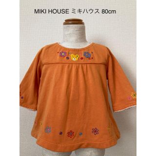 ミキハウス(mikihouse)のMIKI HOUSE ミキハウス トップス カットソー 五分袖 80cm(シャツ/カットソー)