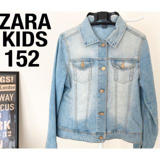 ザラキッズ(ZARA KIDS)のZARA デニムジャケット 152 11-12 Gジャン レディース S XS(Gジャン/デニムジャケット)