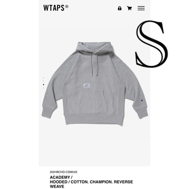 wtaps champion logo hooded Sサイズ