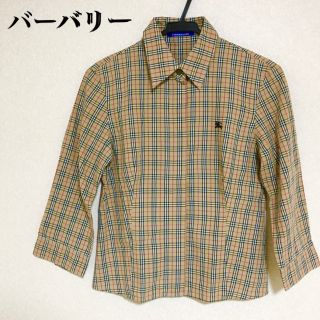 バーバリーブルーレーベル(BURBERRY BLUE LABEL)のバーバリー　Burberry  シャツ　チェック　(シャツ/ブラウス(長袖/七分))