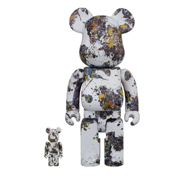 BE@RBRICK Jackson Pollock 100%&400%