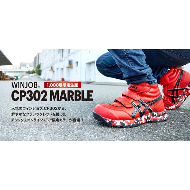 値下げ　アシックス安全靴　25.0cm  CP308AC 300   限定カラー