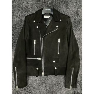 Saint Laurent L01ライダースジャケットスエード、エディ期