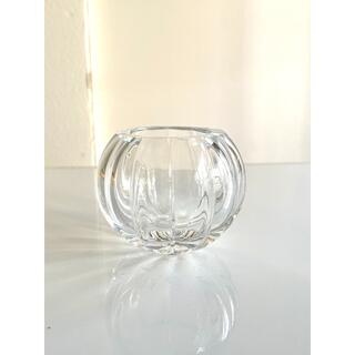 ロイヤルコペンハーゲン(ROYAL COPENHAGEN)のロイヤルコペンハーゲン　ガラスベース　キャンドルホルダー(花瓶)