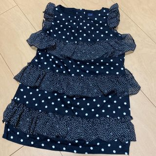 ベビーギャップ(babyGAP)のベビーギャップ　ドット　ティアード　ワンピース(ワンピース)