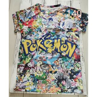 13ポケモン❣️140❣️海外製品❣️半袖　フルグラフィック　大人気(Tシャツ/カットソー)