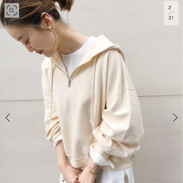 IENA(イエナ)のAURALEE SWEAT ビッグプルオーバーパーカー レディースのトップス(トレーナー/スウェット)の商品写真