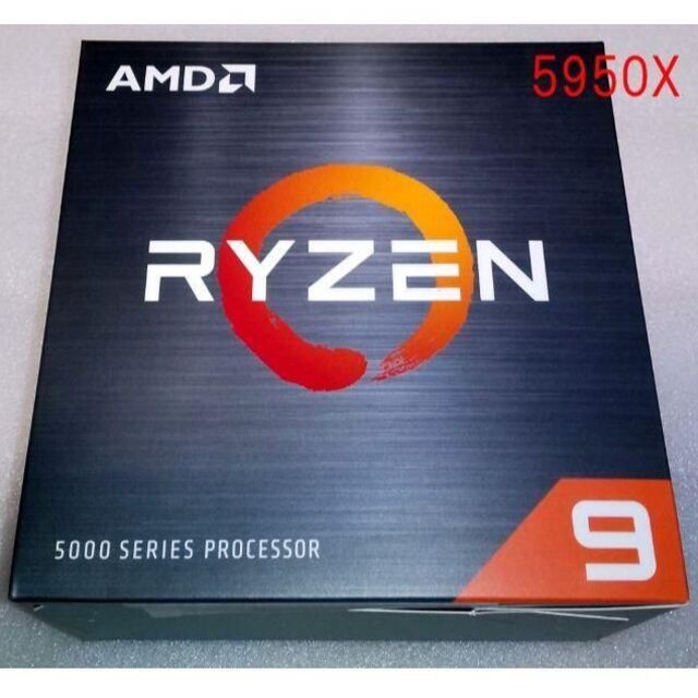 新品未開封 AMD Ryzen 9 5950X 国内正規品の通販 by ショップラムラム ...