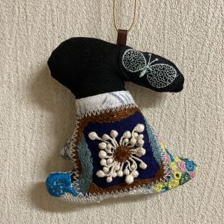 ミナペルホネン(mina perhonen)の【ハンドメイド】ミナペルホネン  ミニうさチャーム(チャーム)