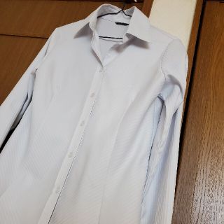 シーディーエスベーシック(C.D.S BASIC)の値下げ☆【L】長袖シャツ★薄いブルー★(シャツ/ブラウス(長袖/七分))