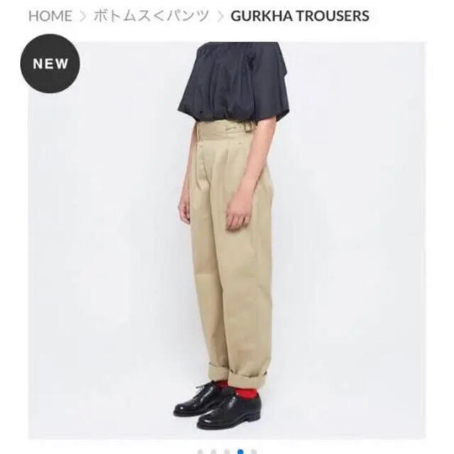 leno&co リノアンドコー グルカパンツ GURKHA TROUSERS - カジュアルパンツ