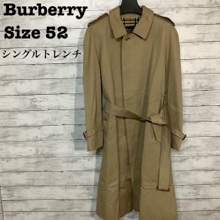 バーバリー(BURBERRY)の☆バーバリー　プローサム　シングルトレンチ　イギリス製　XL(トレンチコート)