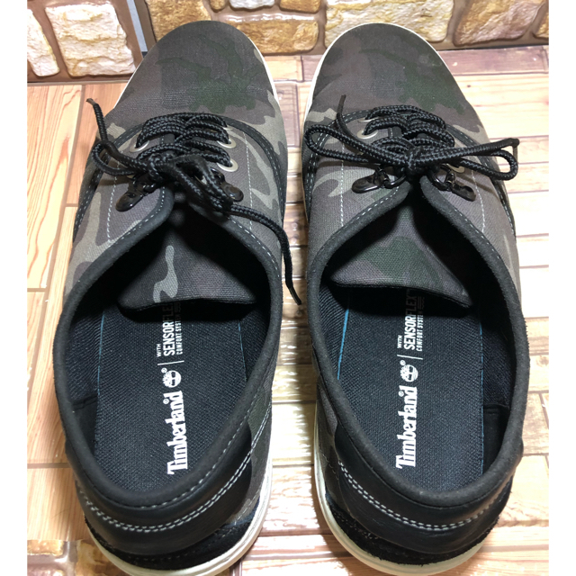 Timberland - Timber land 迷彩柄 デッキシューズ 28cm の通販 by