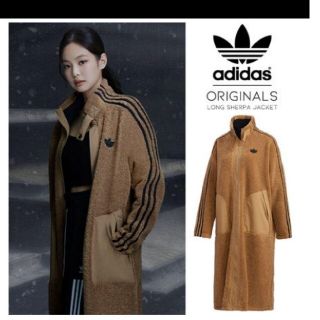 adidas originals ボア ロングコートL